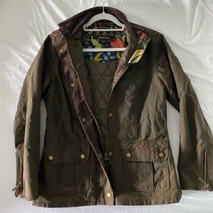 Barbour Morris & Co waxed cotton quilted jacket